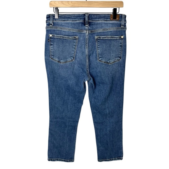 Judy Blue Skinny Fit Capri Jeans Size 9/29 Medium Wash Denim - Picture 5 of 7